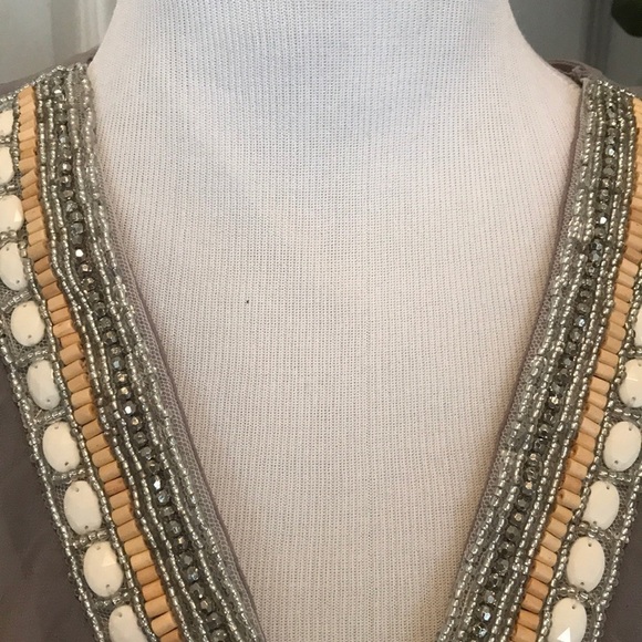 Willow & Clay beaded sheer top - Picture 3 of 6